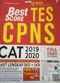 Image of Best Score Tes CPNS CAT 2019 2020