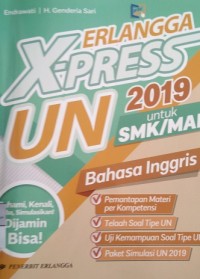 Image of Erlangga X-Press UN SMK/MAK 2019 Bahasa Inggris