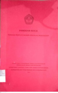 Image of Panduan Kerja Tenaga Perpustakaan Sekolah