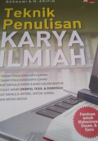 Image of Teknik Penulisan Karya Ilmiah